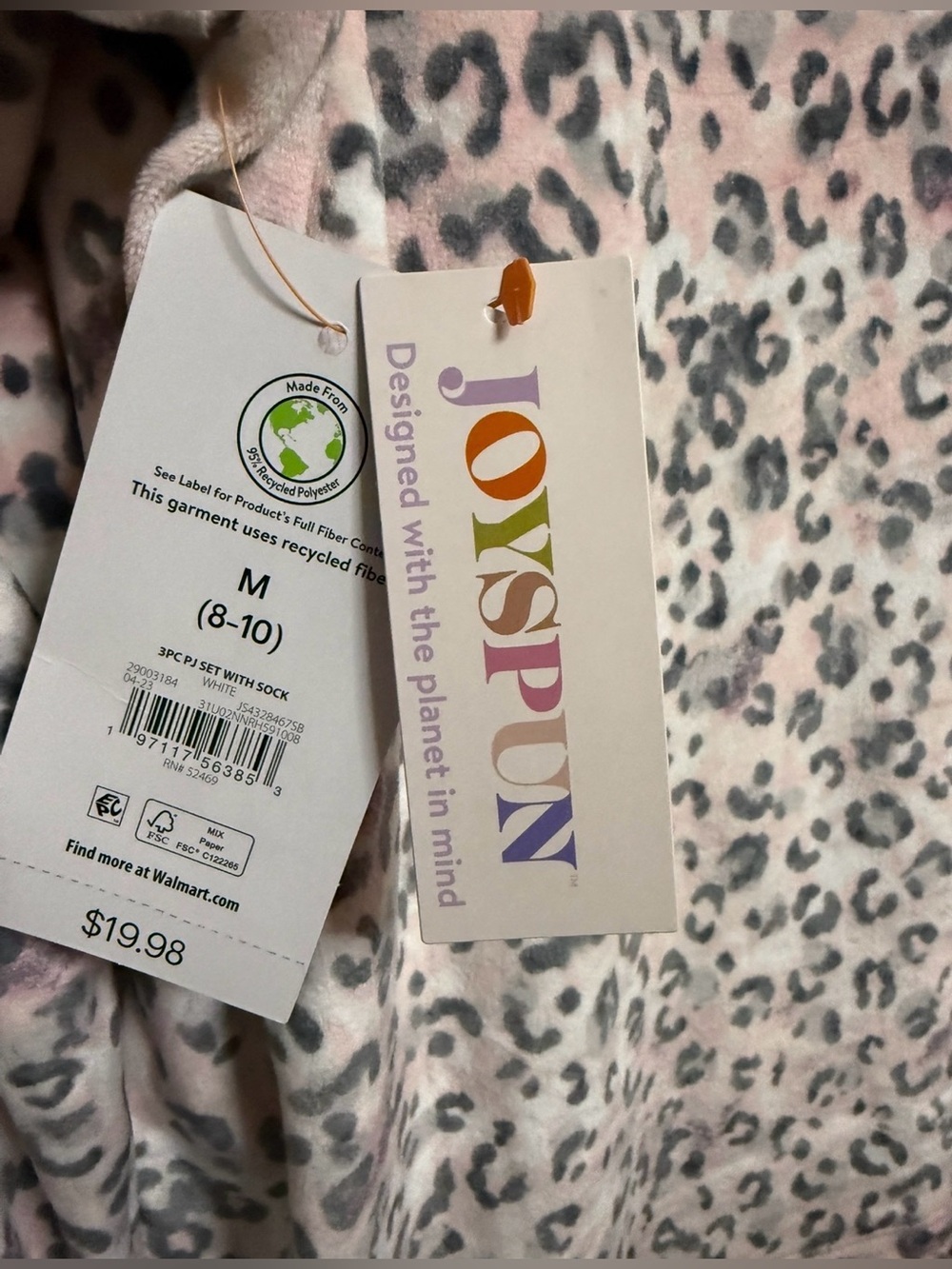 Joyspun 3-Piece Cozy Pajama Set NWT | Medium (8–10) - Picture 5 of 6